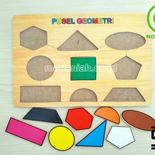 Distributor Puzzle Kayu Geometri Stiker Jawa Tengah