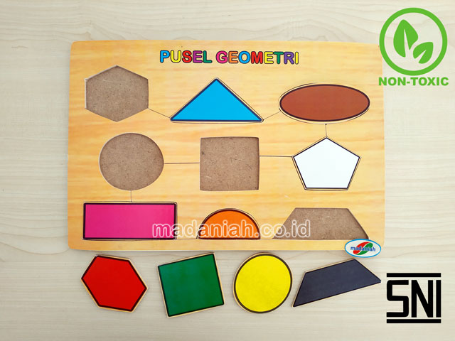 Distributor Puzzle Kayu Geometri Stiker Nusa Tenggara Timur