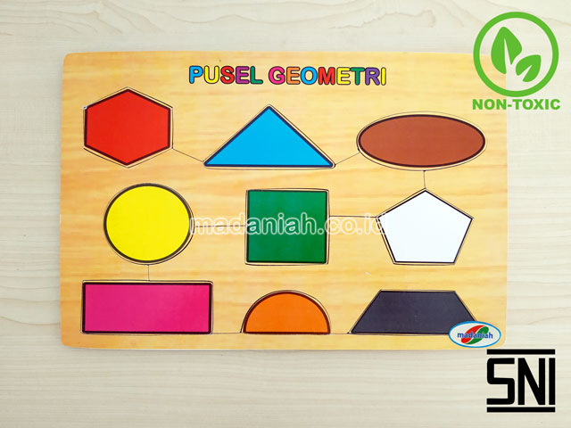 Distributor Puzzle Kayu Geometri Stiker Sulawesi Barat