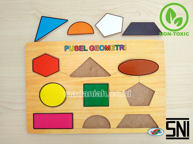 Distributor Puzzle Kayu Geometri Stiker Sulawesi Utara