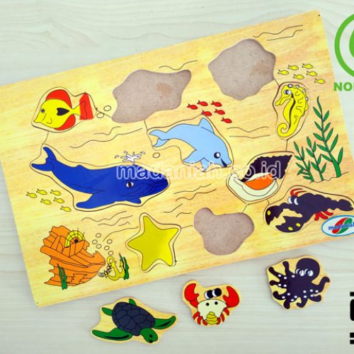 Distributor Puzzle Kayu Hewan Laut Bengkulu