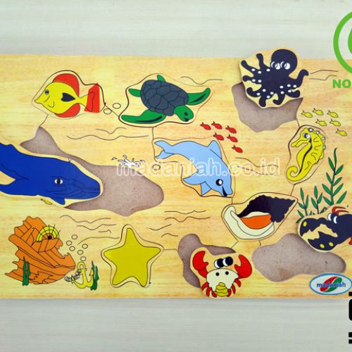 Distributor Puzzle Kayu Hewan Laut Kalimantan Tengah
