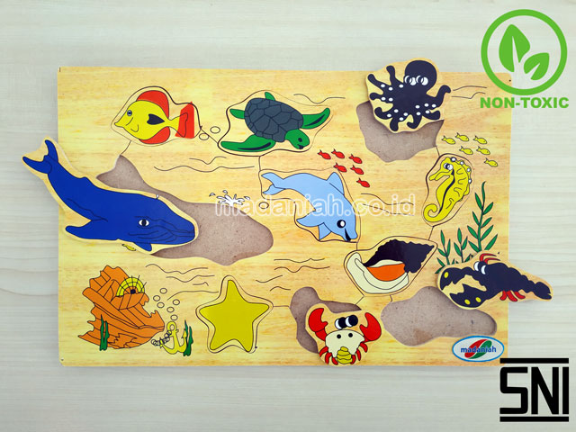 Distributor Puzzle Kayu Hewan Laut Kalimantan Tengah