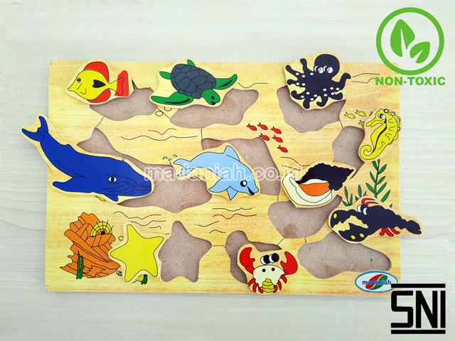 Distributor Puzzle Kayu Hewan Laut Sulawesi Barat