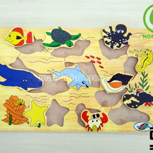 Distributor Puzzle Kayu Hewan Laut Sulawesi Tenggara