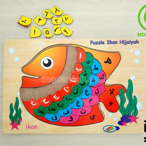 Distributor Puzzle Kayu Hijaiiyah Ikan Kalimantan Utara