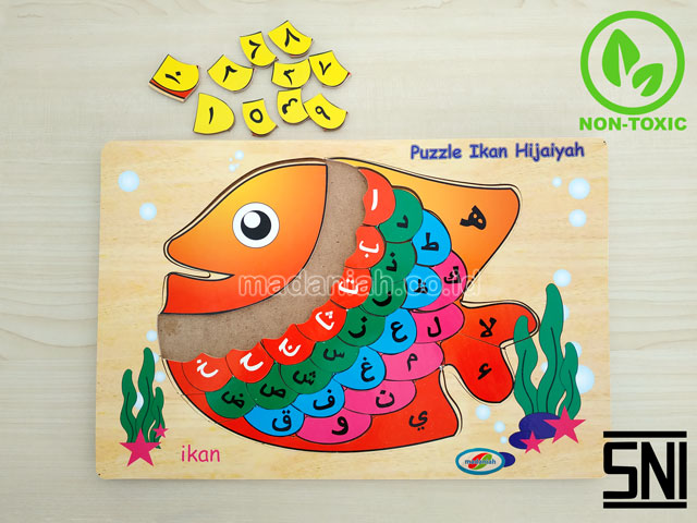Distributor Puzzle Kayu Hijaiiyah Ikan Kalimantan Utara