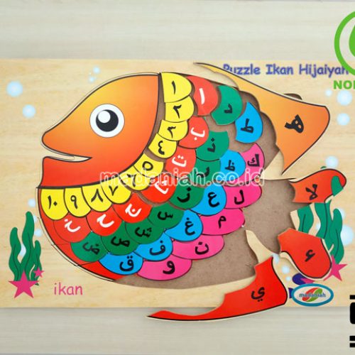 Distributor Puzzle Kayu Hijaiiyah Ikan Sumatera Selatan