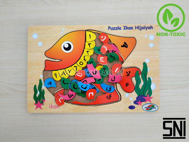 Distributor Puzzle Kayu Hijaiyyah Ikan Gorontalo