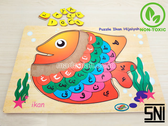Distributor Puzzle Kayu Hijaiyyah Ikan Jambi