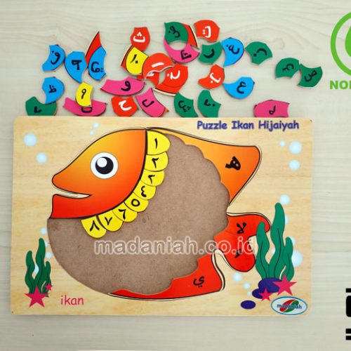 Distributor Puzzle Kayu Hijaiyyah Ikan Papua
