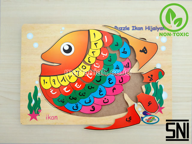 Distributor Puzzle Kayu Hijaiyyah Ikan Sumatera Barat