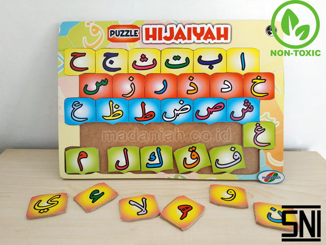Distributor Puzzle Kayu Hijaiyyah Stiker Jawa Tengah