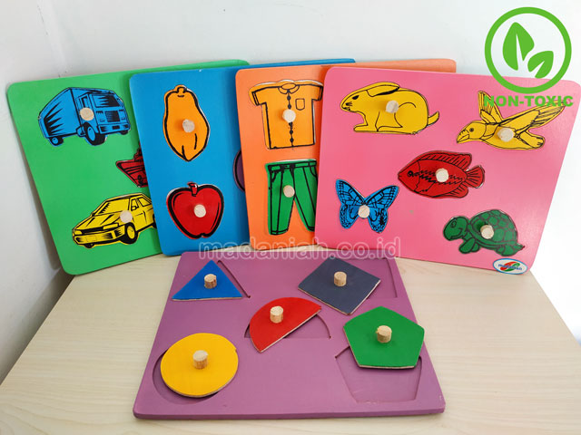 Distributor Puzzle Kayu Jiplak 5 Tema Sulawesi Barat