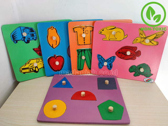 Distributor Puzzle Kayu Jiplak 5 Tema Sulawesi Selatan