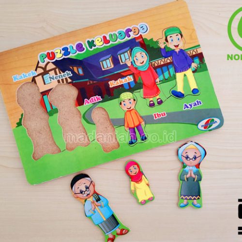 Distributor Puzzle Kayu Keluarga Stiker Jawa Tengah