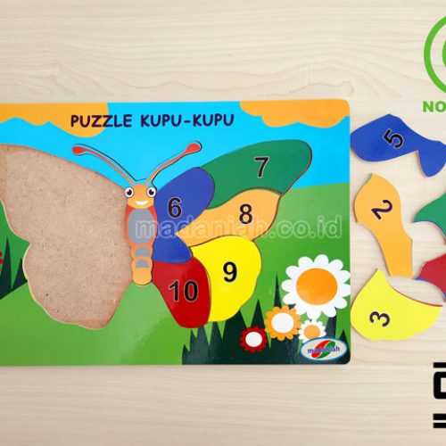 Distributor Puzzle Kayu Kupu-Kupu Angka Jambi