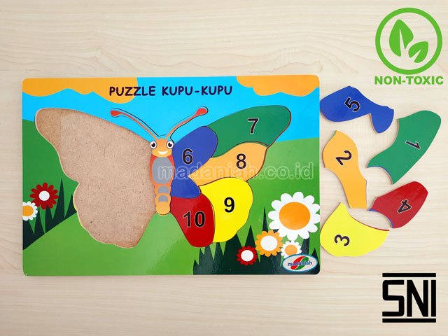 Distributor Puzzle Kayu Kupu-Kupu Angka Jambi