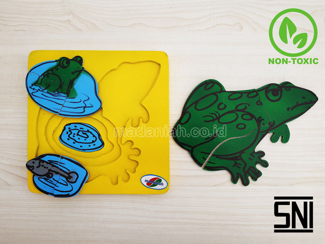 Distributor Puzzle Kayu Metamorfosa Katak Papua