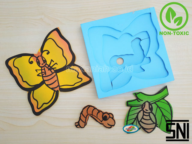 Distributor Puzzle Kayu Metamorfosa Kupu-Kupu Sulawesi Selatan