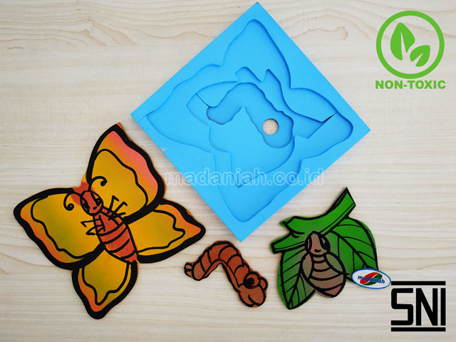 Distributor Puzzle Kayu Metamorfosa Kupu-Kupu Sulawesi Tenggara