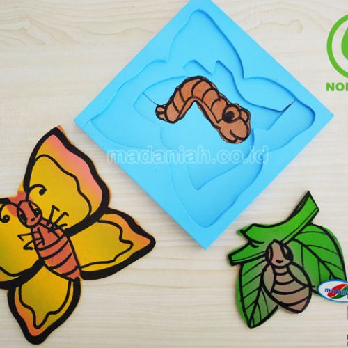 Distributor Puzzle Kayu Metamorfosa Kupu-kupu Papua