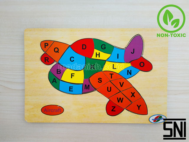 Distributor Puzzle Kayu Pesawat Abjad Nusa Tenggara Timur