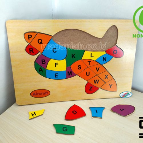 Distributor Puzzle Kayu Pesawat Abjad Sulawesi Utara