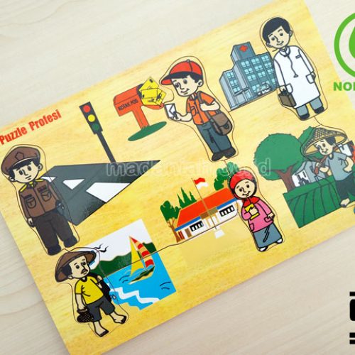 Distributor Puzzle Kayu Profesi Stiker Kalimantan Utara Distributor Puzzle Kayu Profesi Stiker Kalimantan Utara