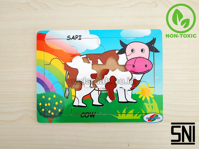 Distributor Puzzle Kayu Sapi Stiker Gorontalo