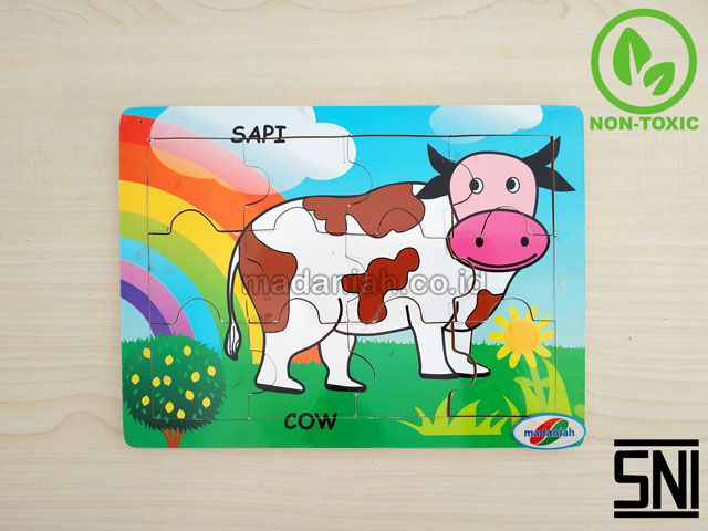Distributor Puzzle Kayu Sapi Stiker Kalimantan Selatan