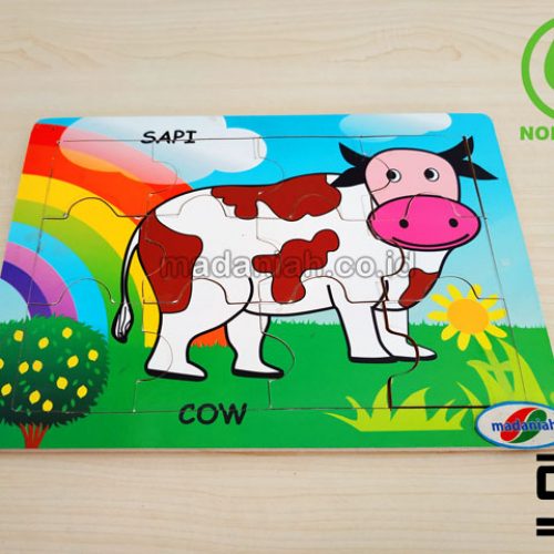 Distributor Puzzle Kayu Sapi Stiker Maluku Utara