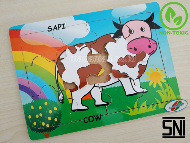 Distributor Puzzle Kayu Sapi Stiker Sulawesi Barat