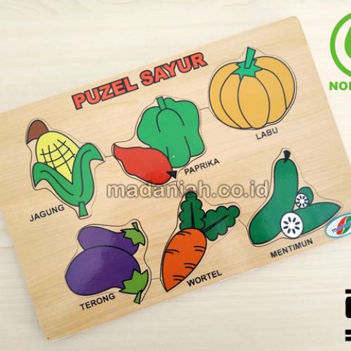 Distributor Puzzle Kayu Sayuran Stiker Kalimantan Barat