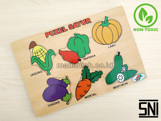 Distributor Puzzle Kayu Sayuran Stiker Kalimantan Selatan
