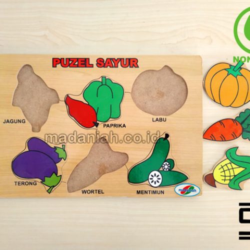 Distributor Puzzle Kayu Sayuran Stiker Kepulauan Riau