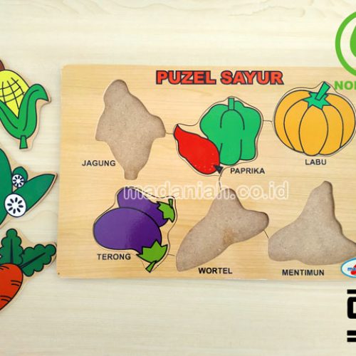 Distributor Puzzle Kayu Sayuran Stiker Sulawesi Tenggara