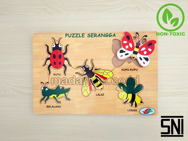 Distributor Puzzle Kayu Serangga Maluku Utara