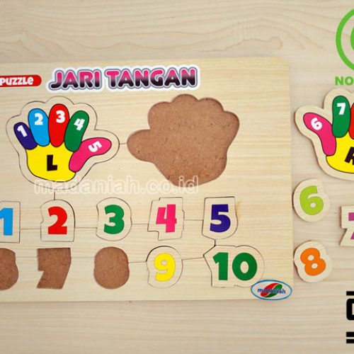 Distributor Puzzle Kayu Telapak Tangan Dan Angka Bali