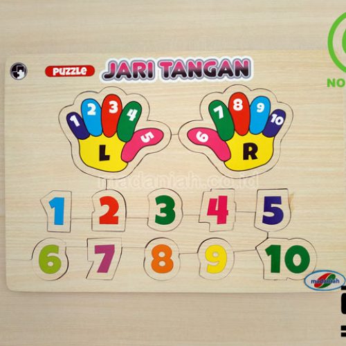Distributor Puzzle Kayu Telapak Tangan Dan Angka Maluku