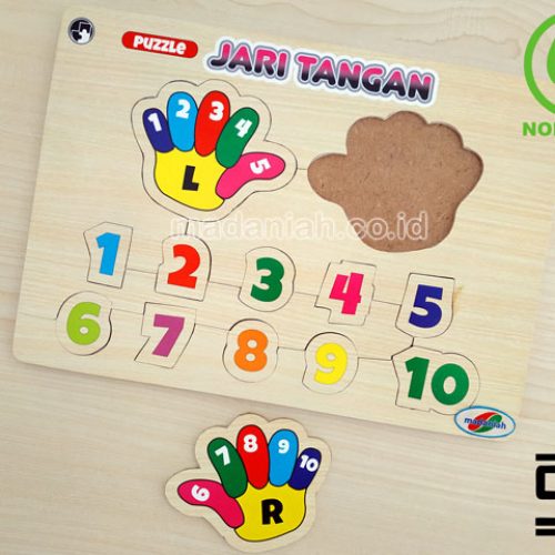 Distributor Puzzle Kayu Telapak Tangan Dan Angka Sumatera Selatan