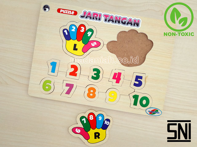 Distributor Puzzle Kayu Telapak Tangan Dan Angka Sumatera Selatan
