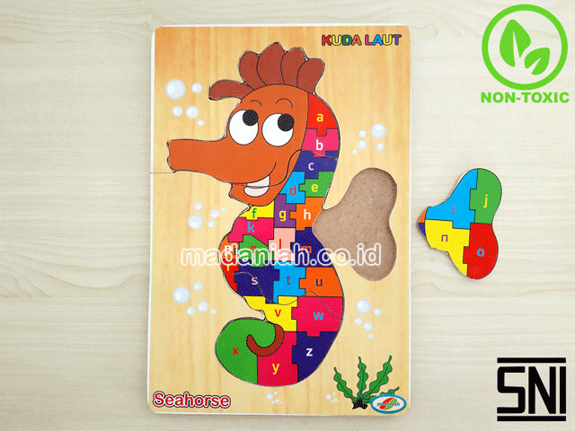 Distributor Puzzle Kayu Abjad Kuda Laut Nusa Tenggara Barat