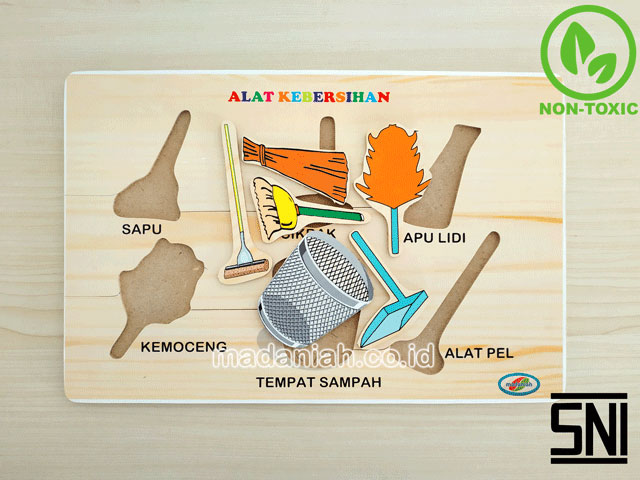 Distributor Puzzle Kayu Alat Kebersihan Papua