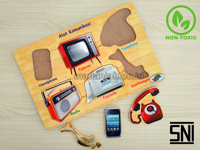 Distributor Puzzle Kayu Alat Komunikasi Stiker Yogyakarta