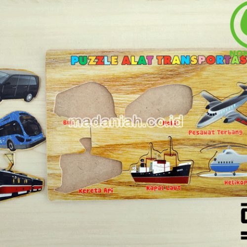 Distributor Puzzle Kayu Alat Transportasi Stiker Yogyakarta