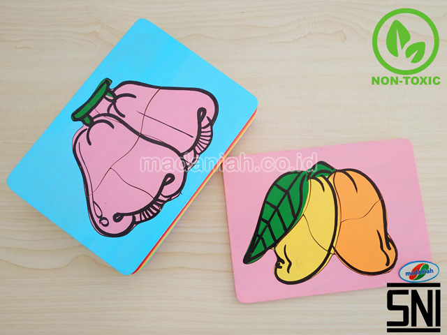 Distributor Puzzle Kayu Buah Isi 8 Papua