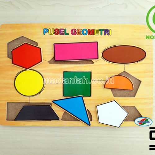 Distributor Puzzle Kayu Geometri Stiker Jawa Barat