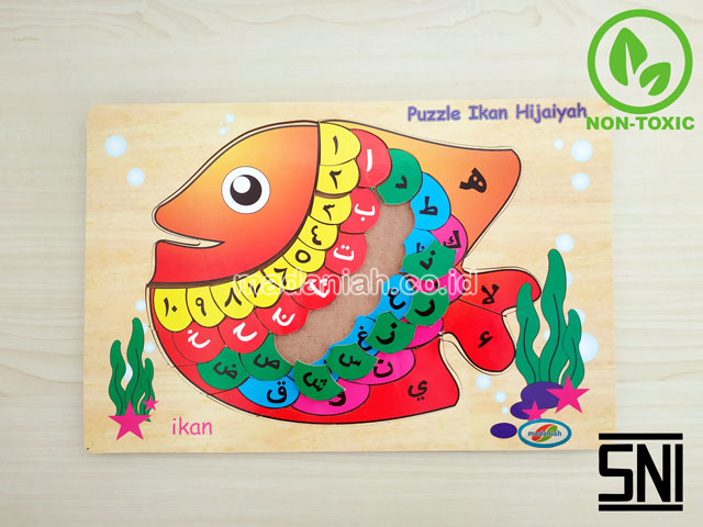 Distributor Puzzle Kayu Hijaiyyah Ikan Nusa Tenggara Timur