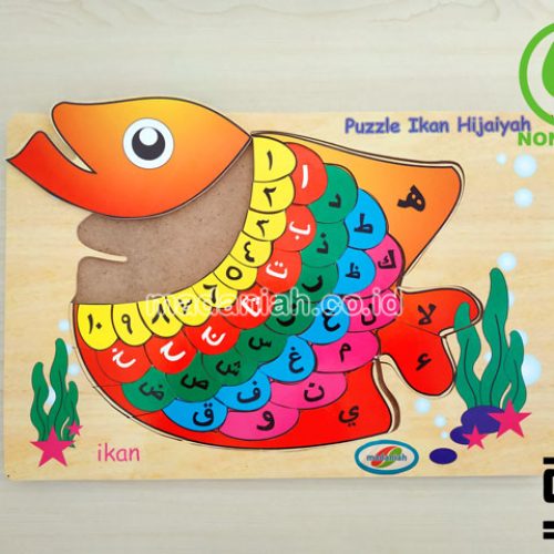Distributor Puzzle Kayu Hijaiyyah Ikan Papua Barat